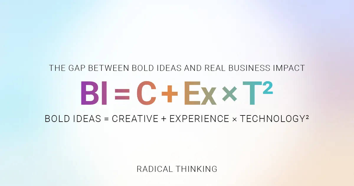 Radical Thinking | A partner for organisations working on bold ideas